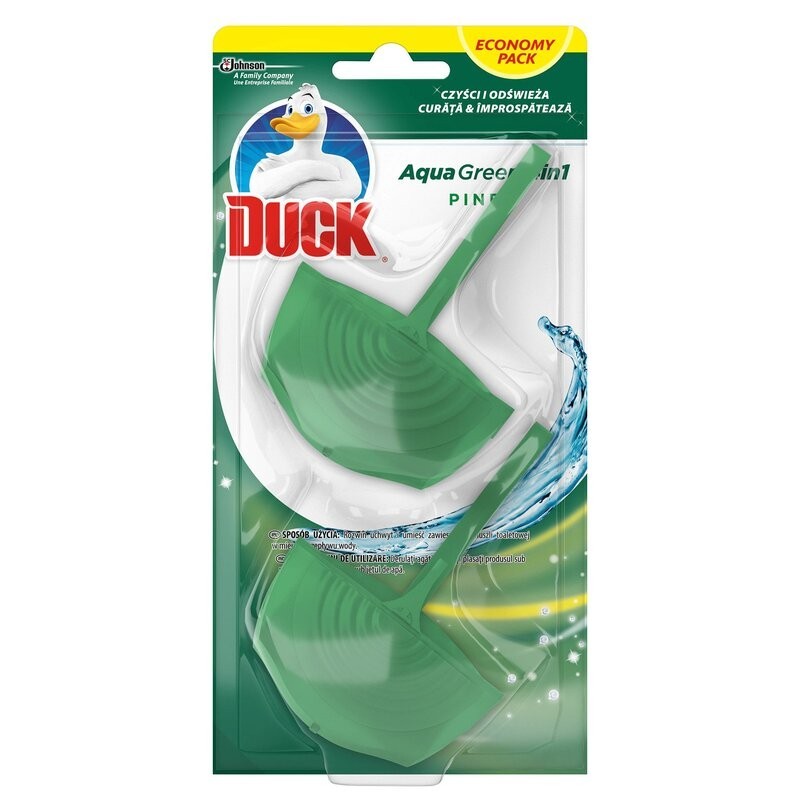 Odorizant Toaleta Duck Aqua Green 2 X 40 G