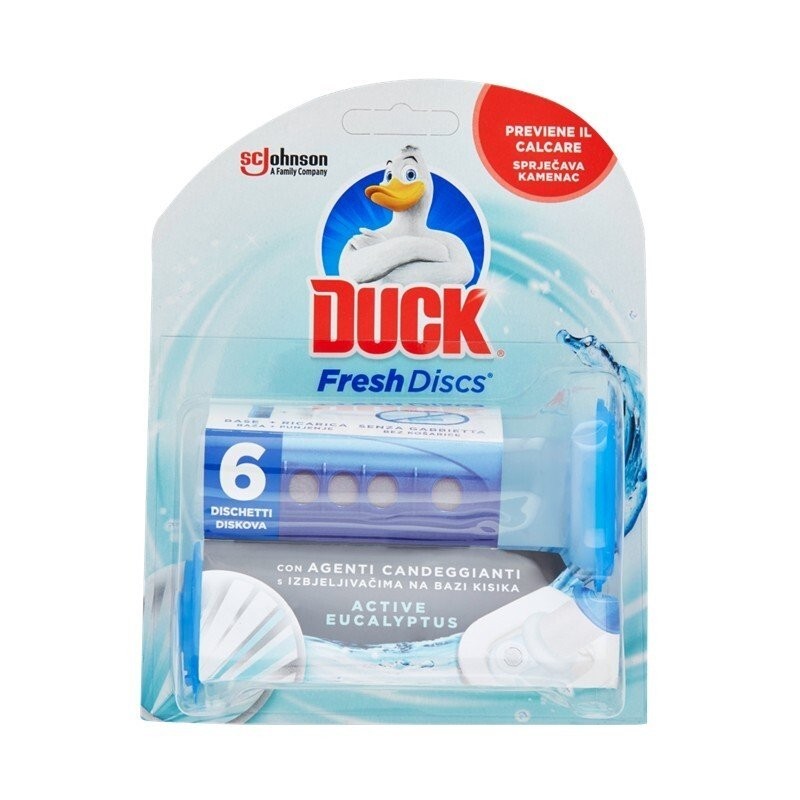 Odorizant Toaleta Aparat cu Gel Duck Fresh Discs Eucaliptus 36 ml