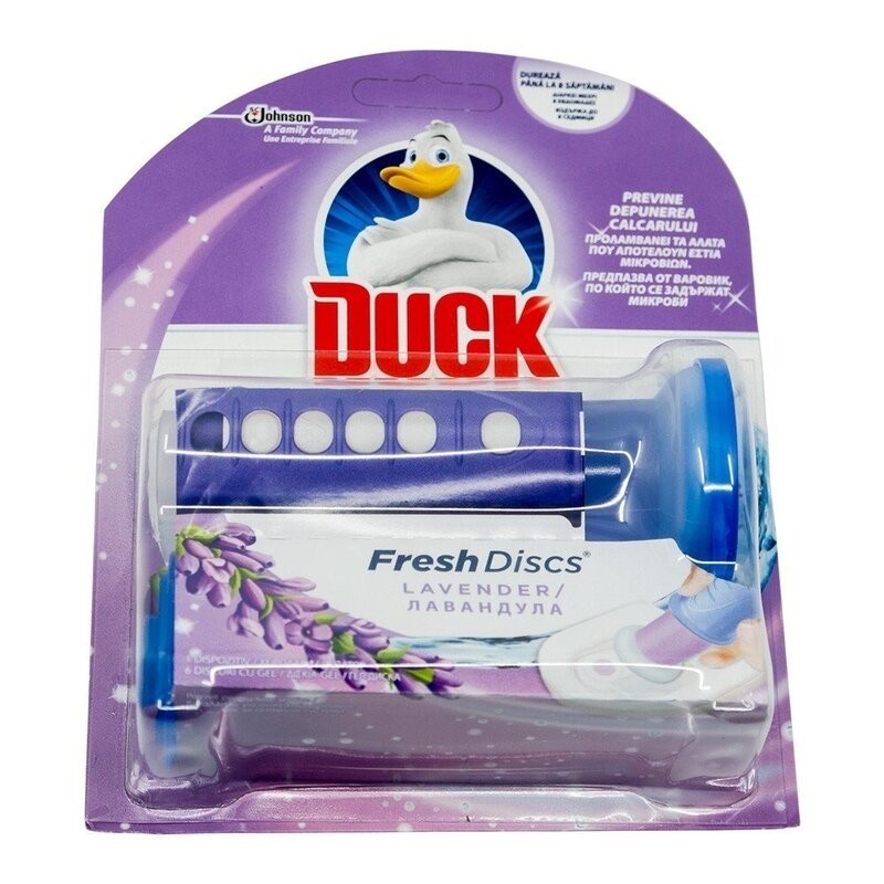 Odorizant Toaleta Aparat cu Gel Duck Fresh Discs Lavanda 36 ml