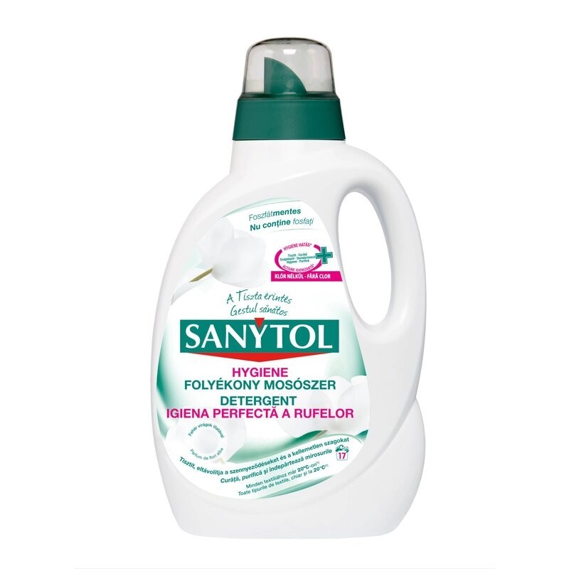 Detergent Lichid Hygiene Sanytol, 17 Spalari, 1,65 l