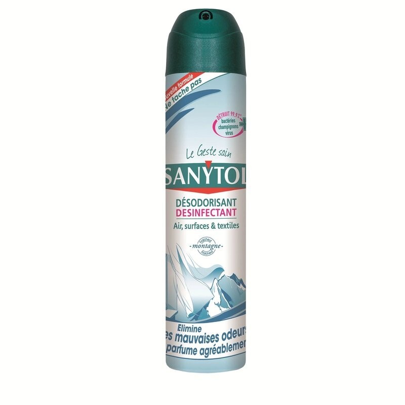 Spray Dezinfectant si Dezodorizant Sanytol Flori de Munte 300 ml