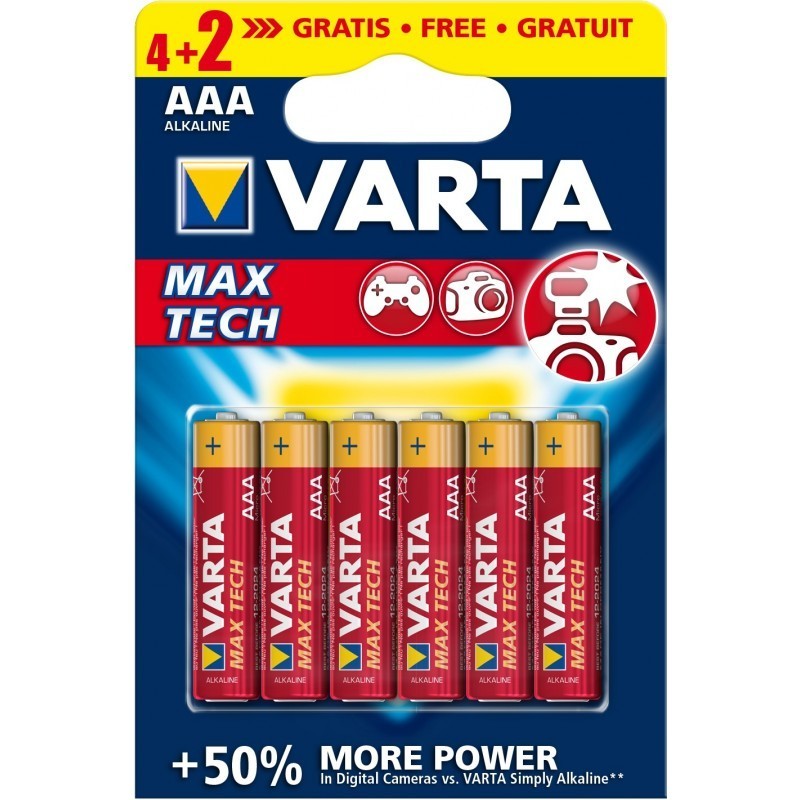 Baterie Varta Max-Tech 4703 4+2 Bucati