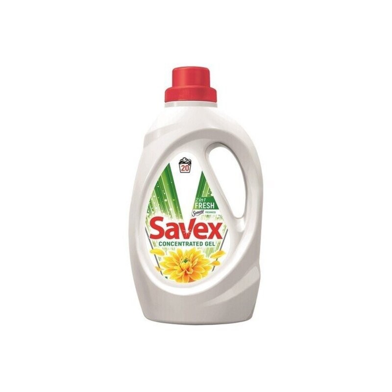 Detergent Lichid Savex 2 in 1 Fresh, 20 Spalari, 1.1 l