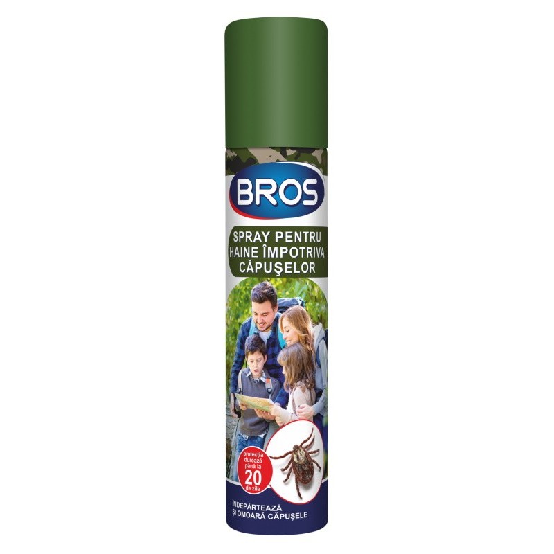 Spray pentru Haine Impotriva Capuselor Bros, 90 ml