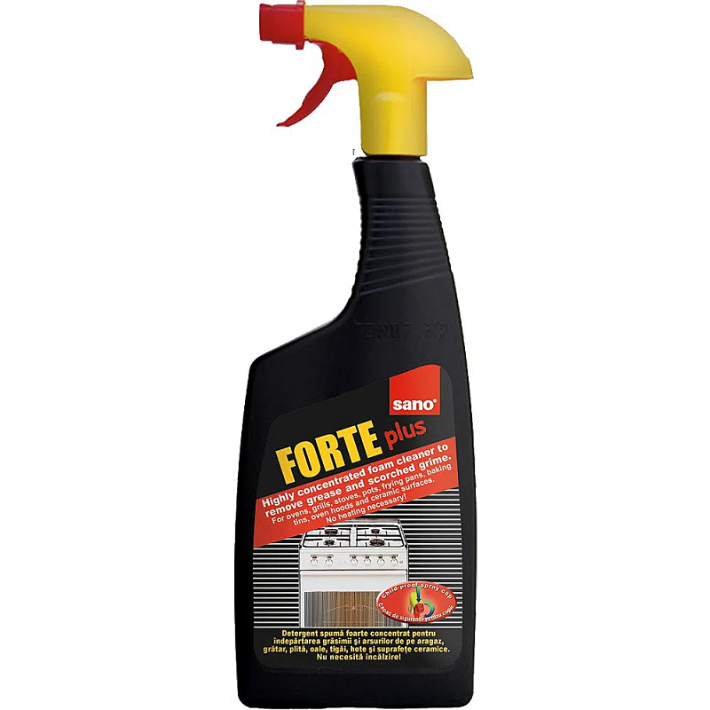 Detergent pentru Curatat Aragaz si Cuptor Sano Forte Plus 750 ml