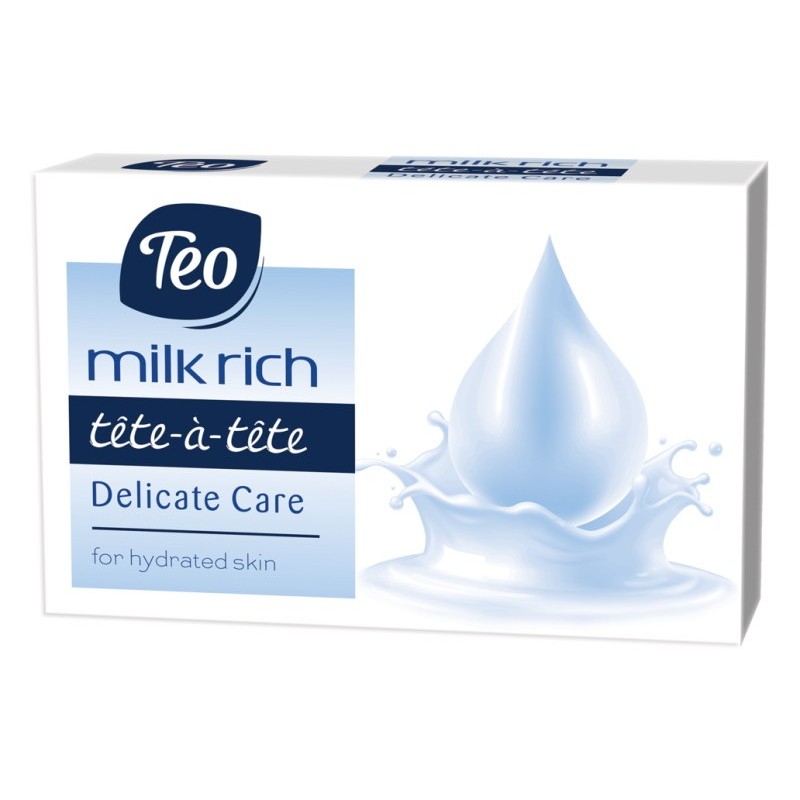 Sapun Solid Teo Milk Rich Delicat Care 100 G