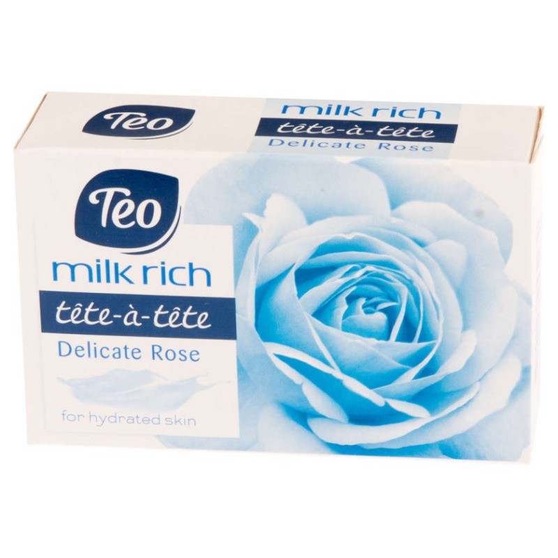 Sapun Solid Teo Milk Rich Delicate Rose 100 G