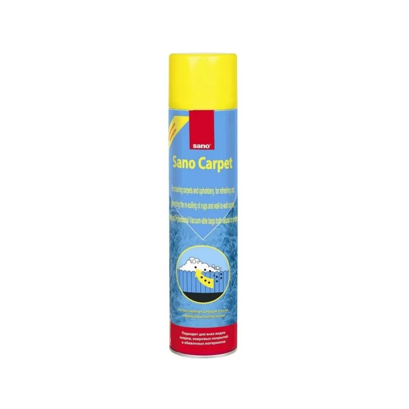 Detergent Spuma cu Aerosol pentru Covoare Sano Carpet Spray 600 ml