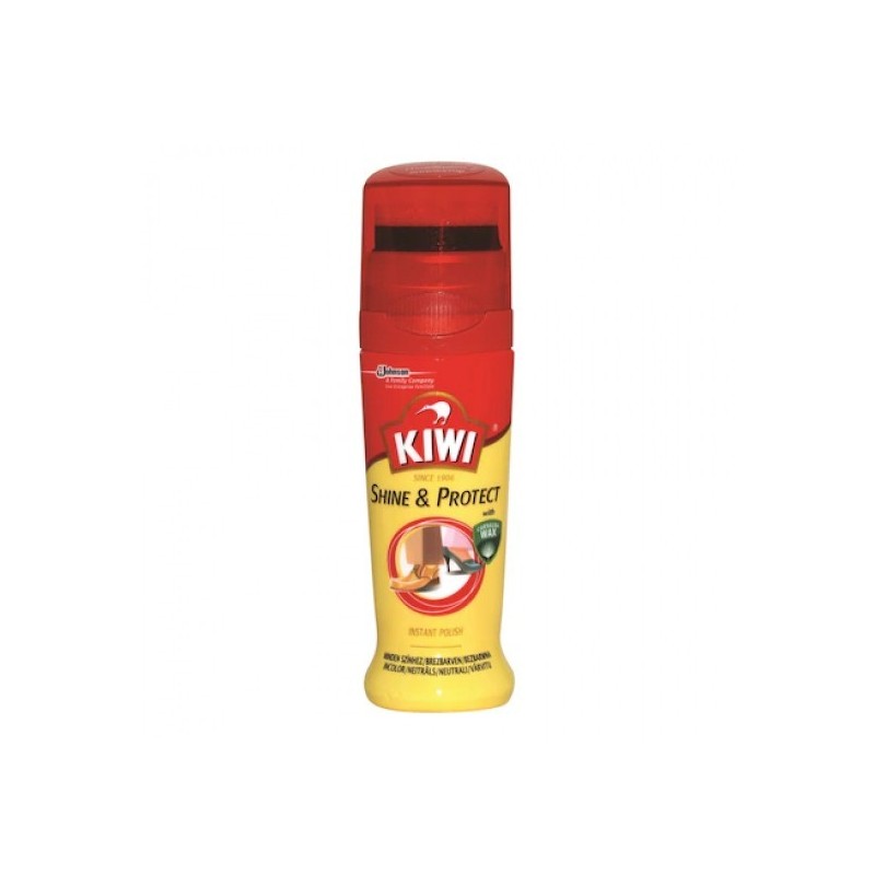 Crema Lichida pentru Incaltaminte Kiwi Instant Shine & Protect Incolora 75 ml