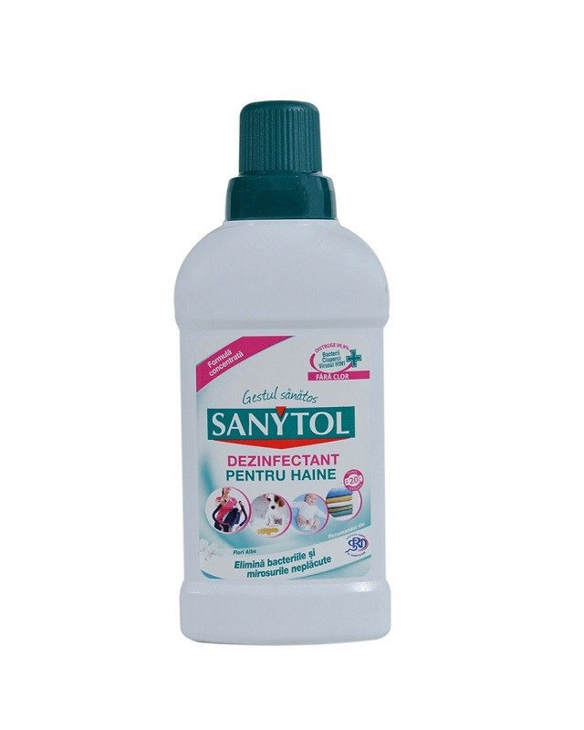 Dezinfectant pentru Haine Sanytol 500 ml, 20 Spalari