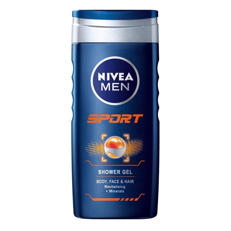 Gel de Dus Nivea Men Sport, cu Minerale, 250 ml