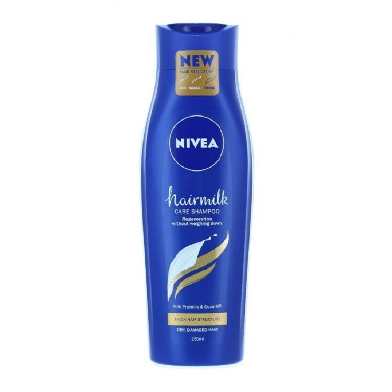 Sampon de Par Hairmilk Thick Nivea Hair Care, 250 ml