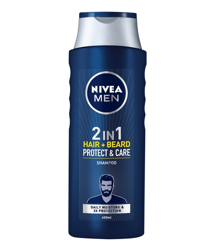 Sampon de Par Men 2in1 Protect & Care / Par & Barba Nivea Hair Care 400ml