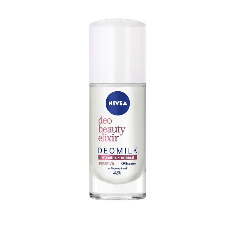 Deodorant Roll-On Beauty Elixir Sensitive Nivea Deo 40ml