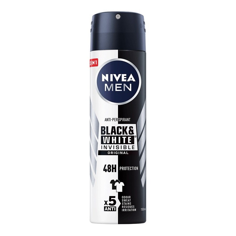 Deodorant Spray Men Invisible Black & White Power Nivea Deo 250ml