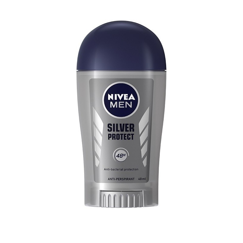 Deodorant Stick Men Silver Protect Nivea Deo 40ml