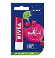 Balsam de Buze Nivea Lip Care Cherry Shine, 4.8 g