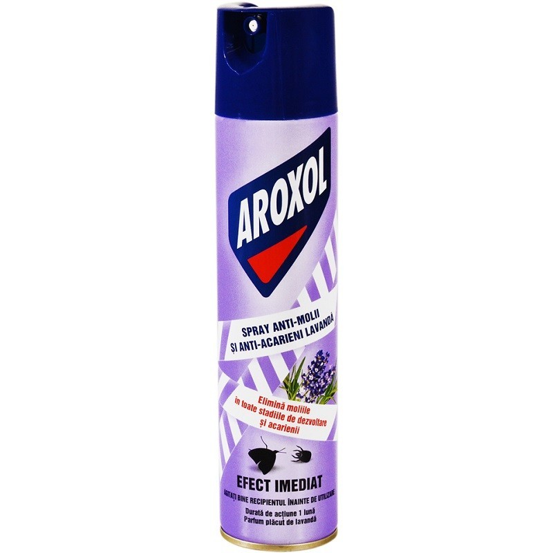 Spray Aroxol Antimolii & Antiacarieni Lavanda, 250 ml