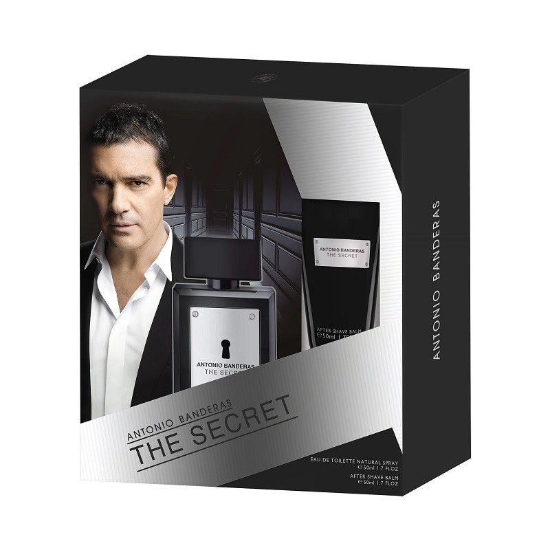 Set Caoud Antonio Banderas The Secret, Barbati: Apa de Toaleta, 50 ml + After Shave Balsam 50 ml