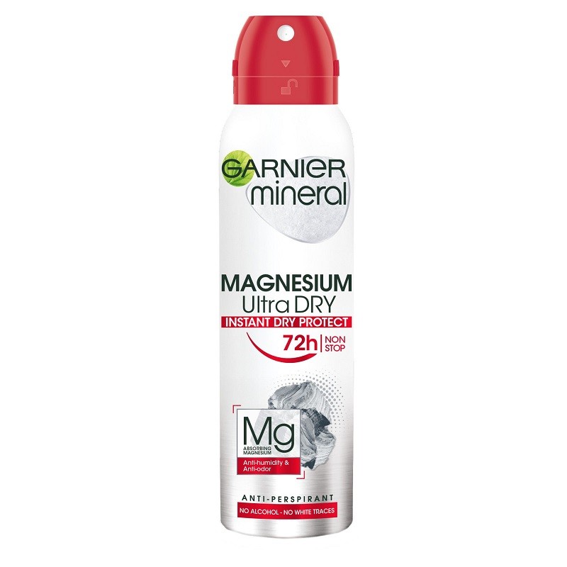 Deodorant Spray Magnesium Ultra Dry Garnier Mineral 150ml