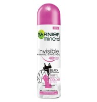 Deodorant Spray Invisible Black & White & Colors Garnier 150ml