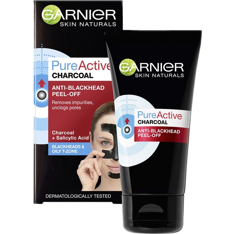 Masca Pure Active Charcoal Peel Off Garnier Skin Naturals 50ml