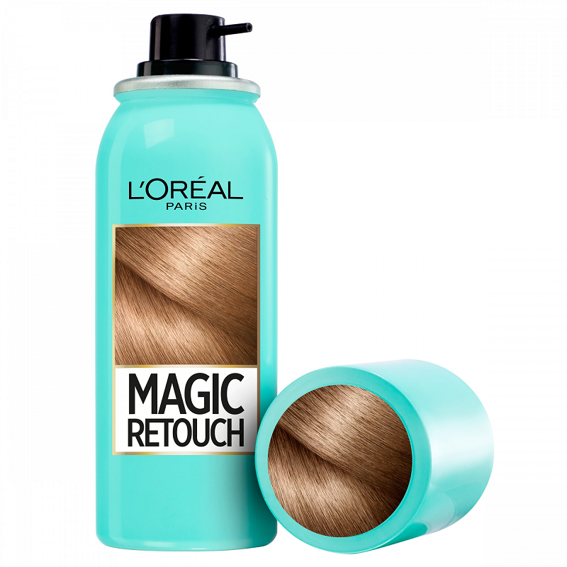 Spray Instant L'Oreal Paris Magic Retouch pentru Camuflarea Radacinilor Crescute, 4 Blond Inchis, 75 ml