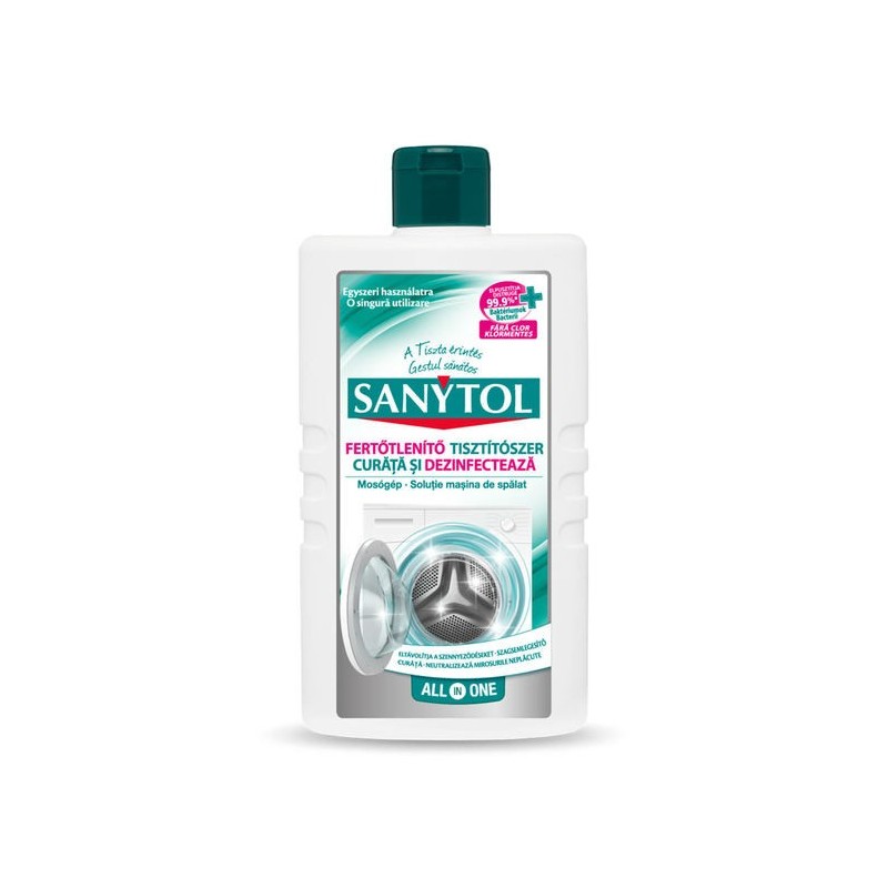 Dezinfectant pentru Masina de Spalat Sanytol 250 ml
