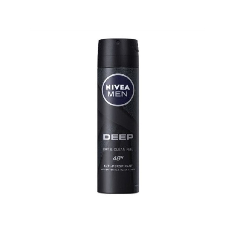 Deodorant Spray Men Deep Black Nivea Deo 150ml