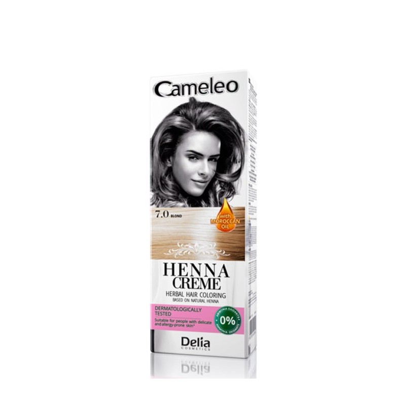 Vopsea de Par Delia Cameleo Henna 7.0 Blond, 75 g