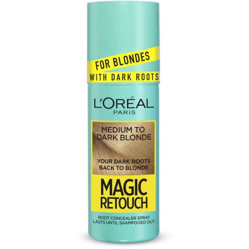 Spray Instant pentru Camulflarea Radacinilor L'Oreal Paris Magic Retouch Dark Roots 7.3 Blond Mediu Auriu, 75 ml