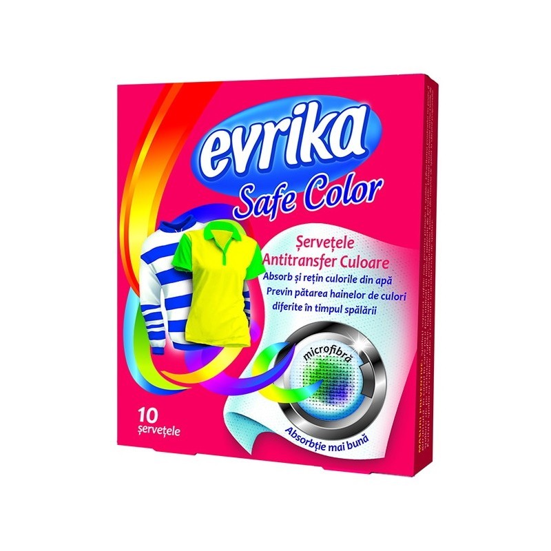 Servetele Safe Color Evrika x 10