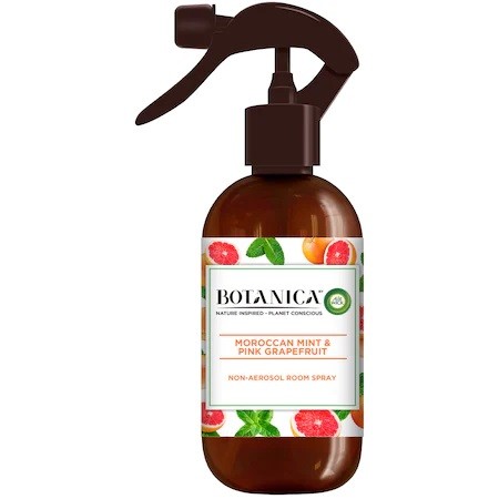 Odorizant Spray de Camera Botanica Air Wick, Menta Marocana si Grapefruit Roz, 236 ml