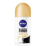Deodorant Roll-On Invisible Black & White Silky Smooth Nivea Deo 50ml