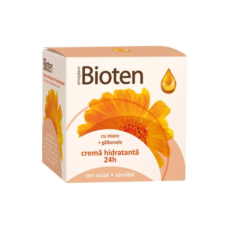 Crema pentru Ten Bioten, Hidratanta, pentru Ten Uscat, 50 ml