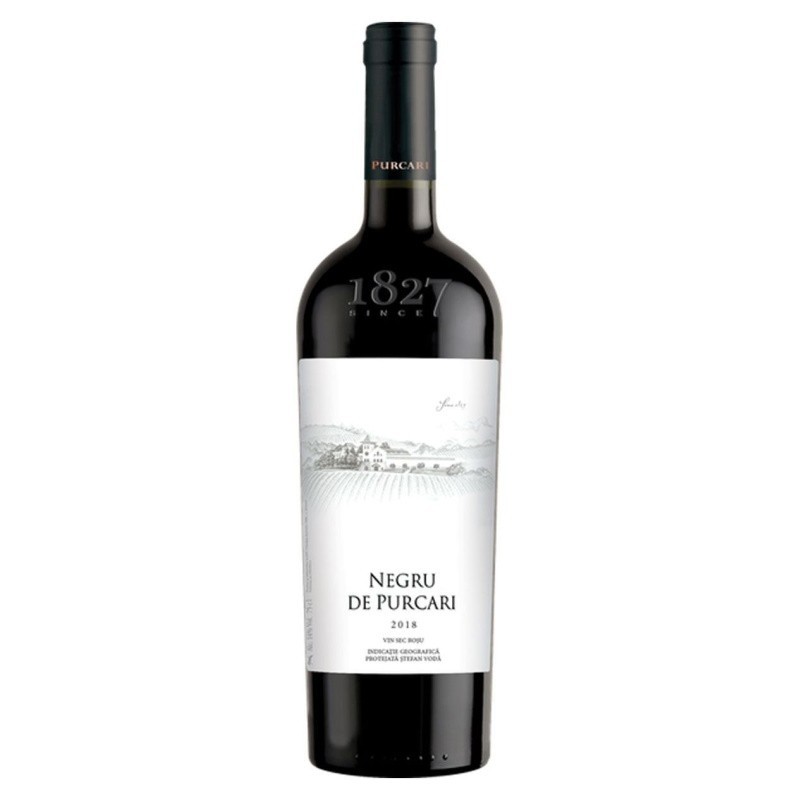 Vin Negru de Purcari 1827 Rosu Sec 0.75 l