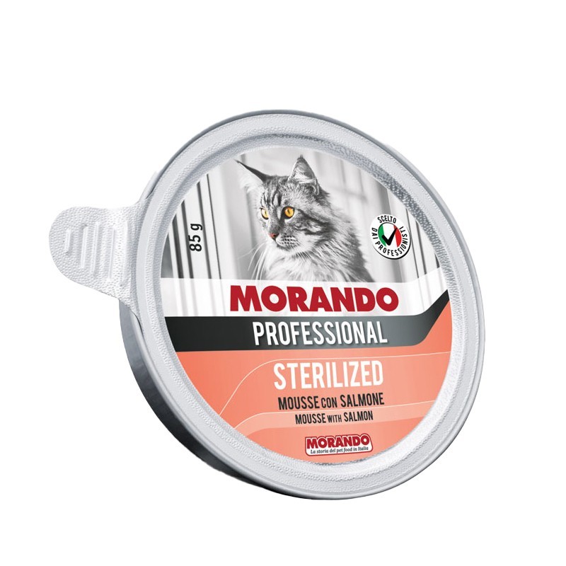 Hrana Umeda Premium Pisici Sterilizate, Morando Professional, Mousse de Somon, 85 g