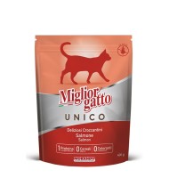 Hrana Uscata Super Premium Pisici, Migliorgatto Unico, Crochete de Somon, 400 g