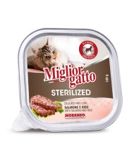 Hrana Umeda Premium Pisici Sterilizate, Migliorgatto Sterilized, Somon si Orez, 100 g