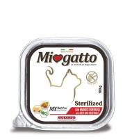 Hrana Umeda Super Premium Pisici Sterilizate, Miogatto, Vita si Legume, 100 g