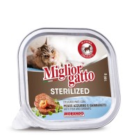 Hrana Umeda Premium Pisici Sterilizate, Migliorgatto Sterilized, Peste si Creveti, 100 g