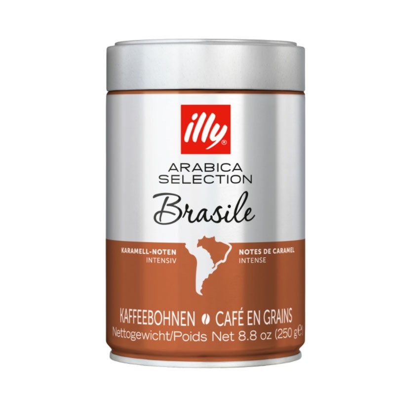 Cafea Brasilia Boabe Cutie Metal 250gr, Illy Espresso