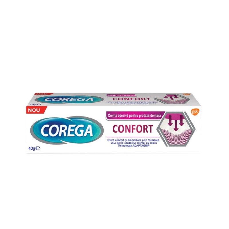 Crema Adeziva pentru Proteza Confort 40 g, Corega
