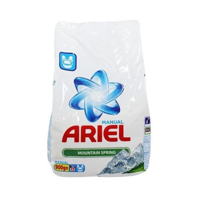 Detergent Ariel Manual Mountain Spring, 900 g
