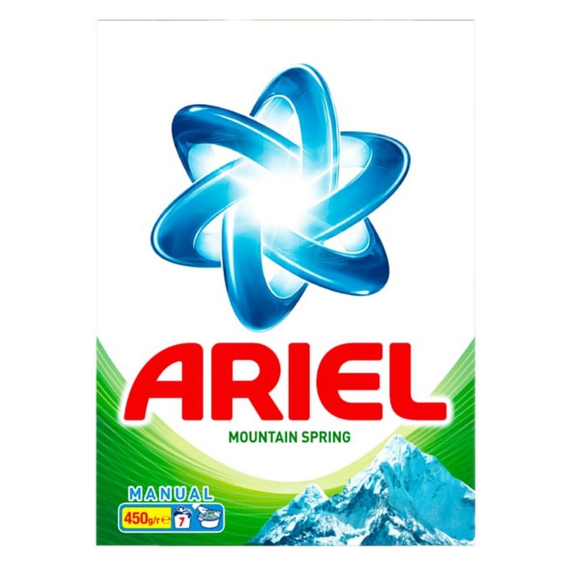 Detergent Rufe Manual, Ariel Mountain Spring, 450 g