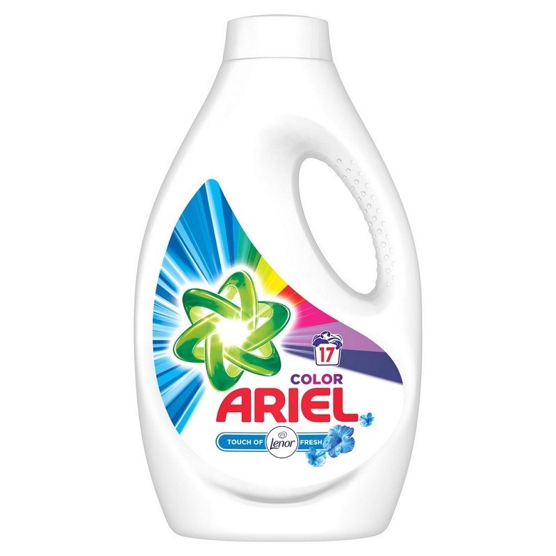 Detergent Automat Lichid Ariel Touch of Lenor Color 17 Spalari, 935 ml