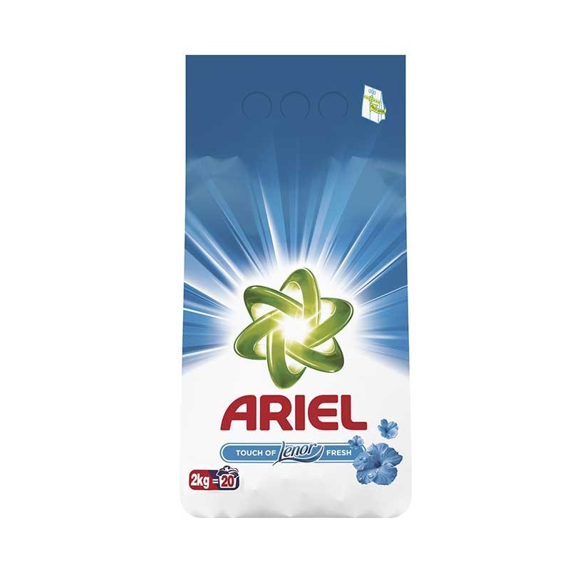Detergent Automat Pudra Ariel Touch of Lenor Fresh, 20 Spalari, 2 kg