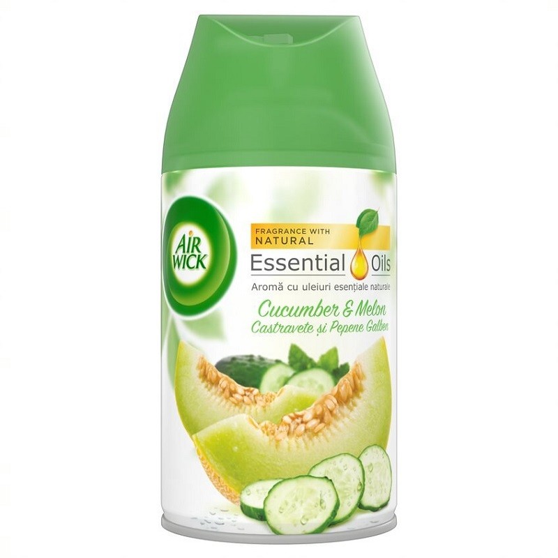 Rezerva Odorizant Camera Air Wick Freshmatic Cucumber & Melon, 250 ml
