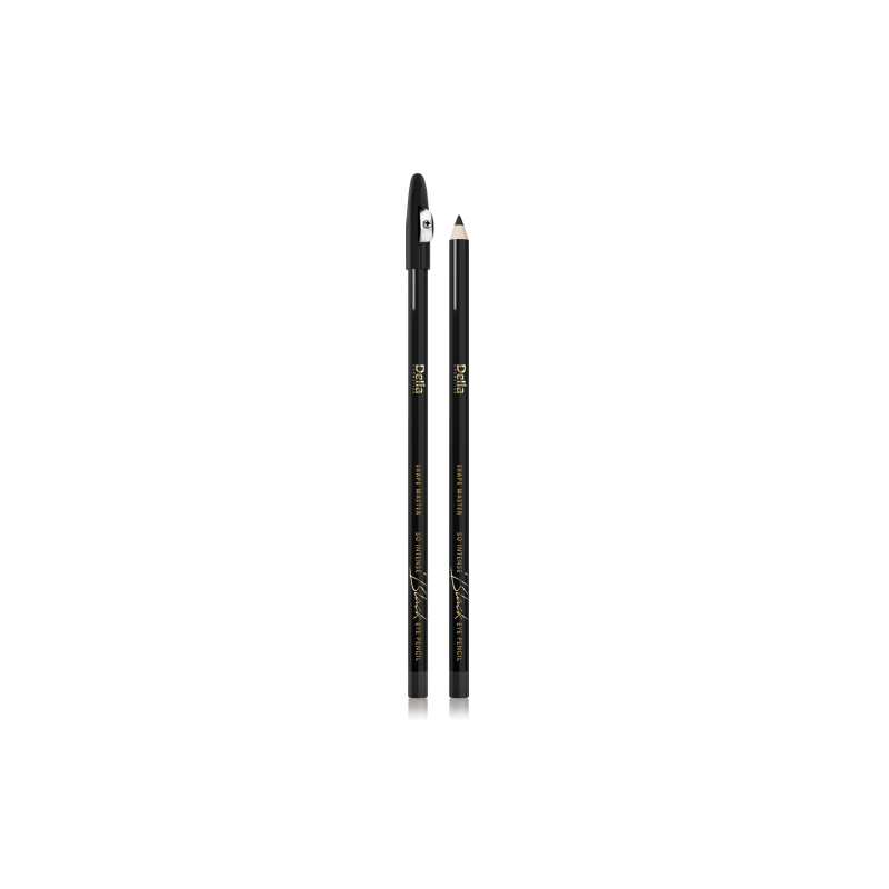 Creion de Ochi Delia Eyeliner Shape Master Smoky Eye cu Ascutitoare, Black, 2 g
