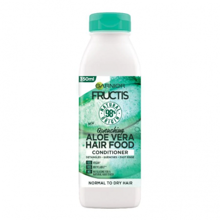 Balsam de Par Garnier Fructis Hair Food Aloe Vera, pentru Parul Deshidratat, 350 ml...